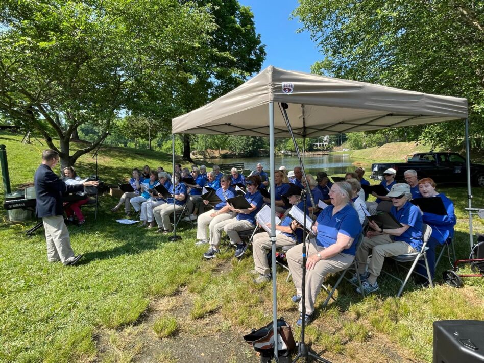 Healing Power of Song: Taft and the Asheville Senior Chorus on Veteran's Day Observance.