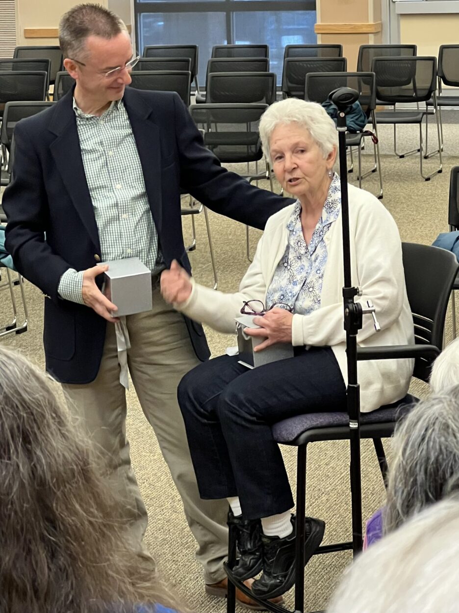 Nora Vetro, who joined shortly after Chuck became director of the Asheville Senior Chorus