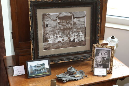 A photo of memorabilia for the Weaverville Memorial Day Observance 2025