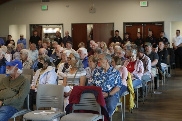Weaverville Memorial Day Observance held at the Community Center overlooking Lake Louise