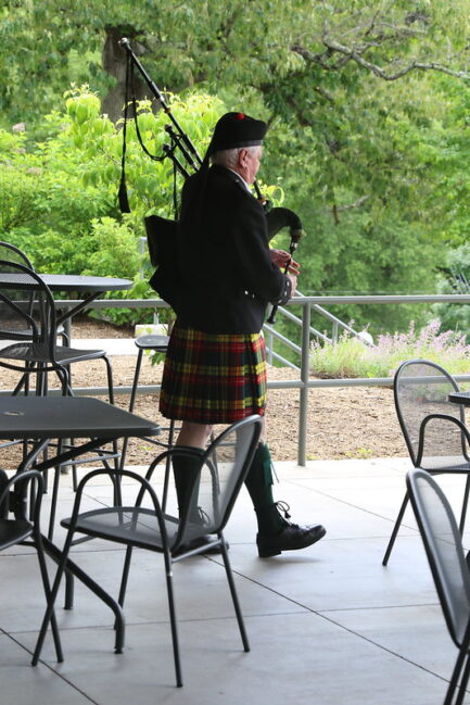 Amazing Grace performed on bagpipes by Howard Dusenbury during the Weaverville Memorial Day Observance