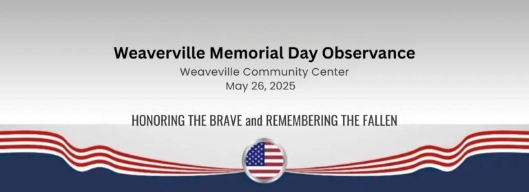 Weaverville Memorial Day Observance blog post by the Asheville Senior Chorus